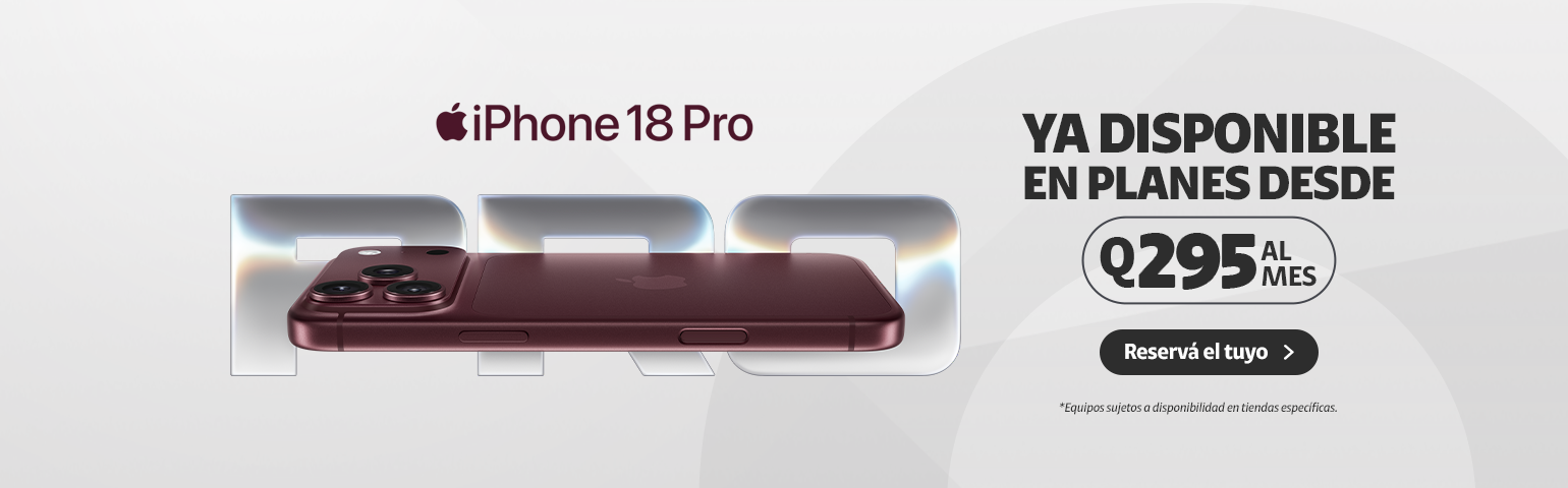 iPhone 18 Series ya disponible en Claro con tu plan desde Q295 al mes iPhone 18 Series ya disponible en Claro con tu plan desde Q295 al mes